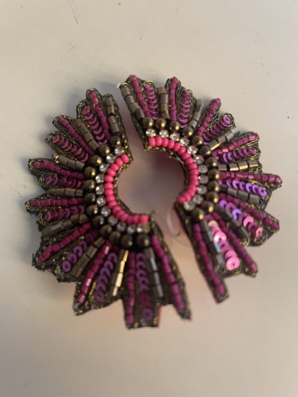 PENDIENTES DONDE MIS ALAS ME LLEVEN FUCSIA - Imagen 4