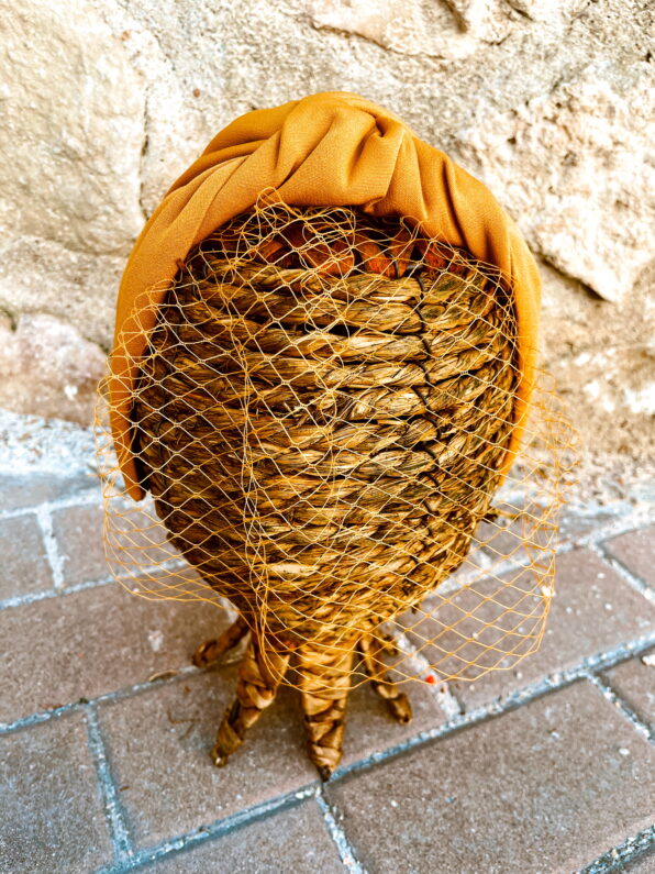 Diadema mostaza rejilla - Imagen 2