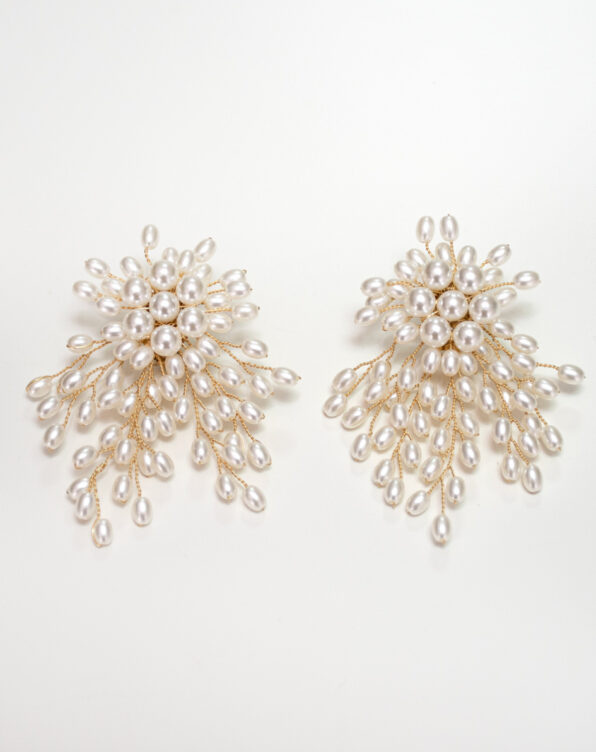 PENDIENTES CASCADA PERLAS
