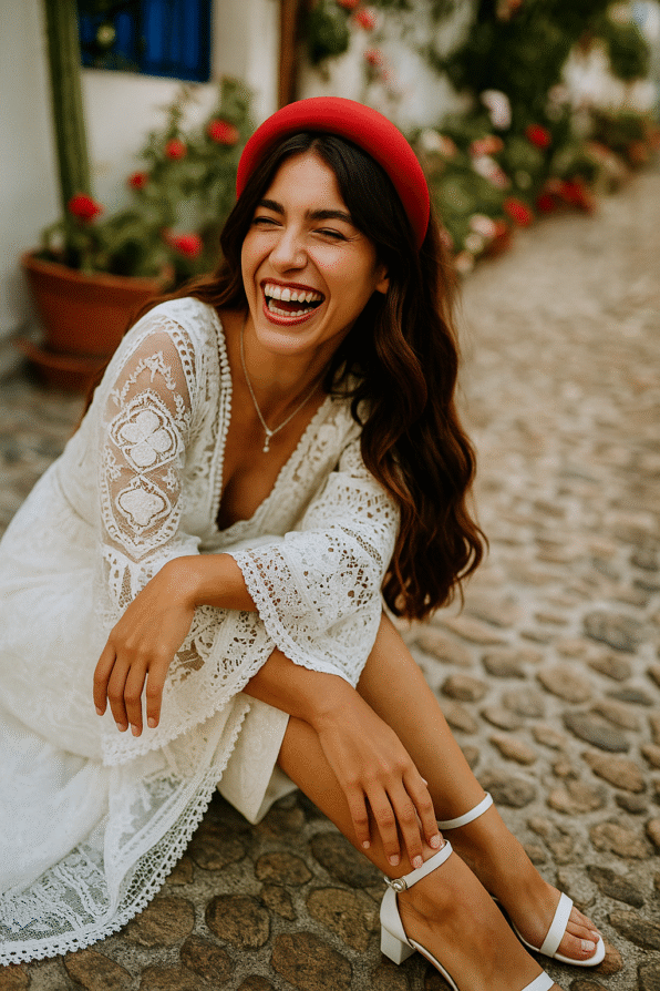 Diadema GRECIA roja