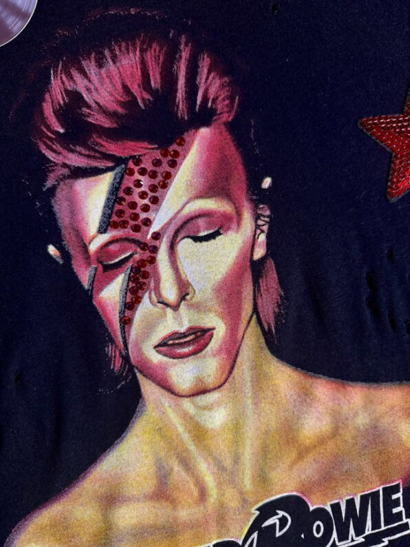 Camiseta BOWIE tachas - Imagen 2