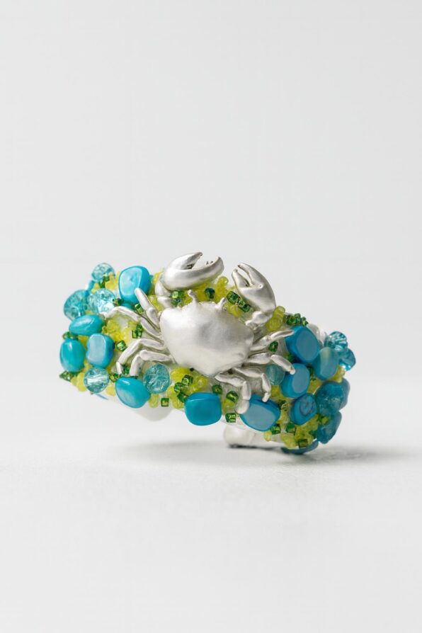 Pulsera CANGREJO 🦀 AGUA MARINA