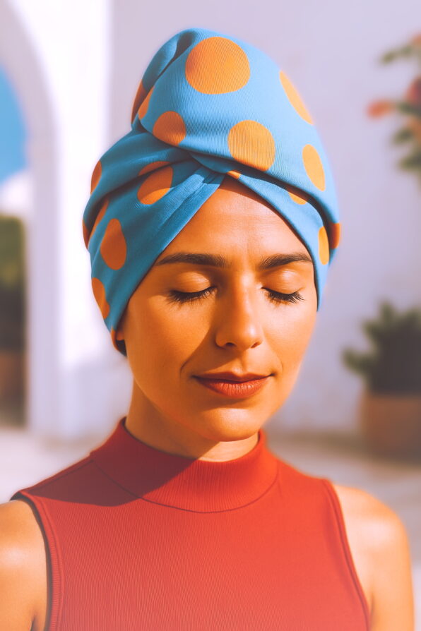 Turbante reversible modular lunares  Macarella