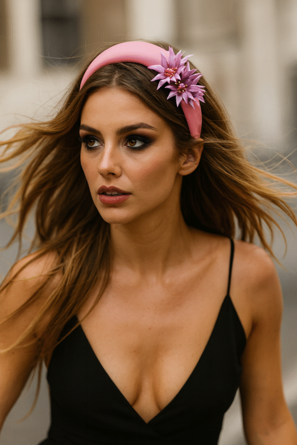 Diadema Rosa Estrella