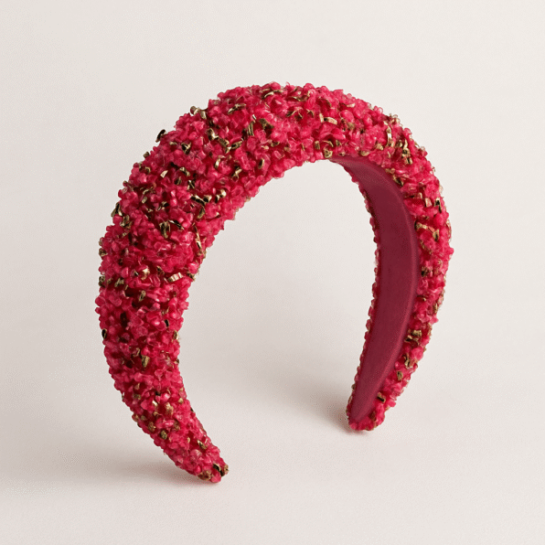 Diadema Joyas Fucsia - Imagen 2